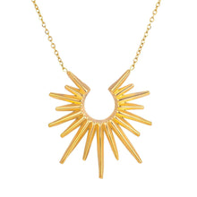 Golden Sunburst Necklace – Radiate Confidence and Style