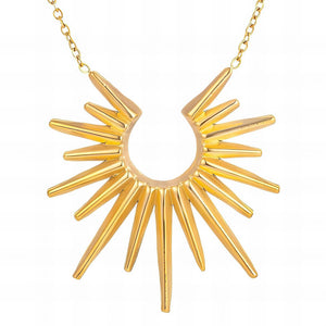 Golden Sunburst Necklace – Radiate Confidence and Style