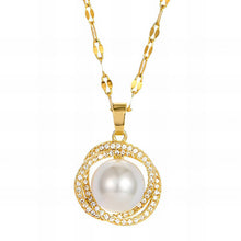 Endless Elegance: Gold-Plated Ring & imitation Pearl Necklace