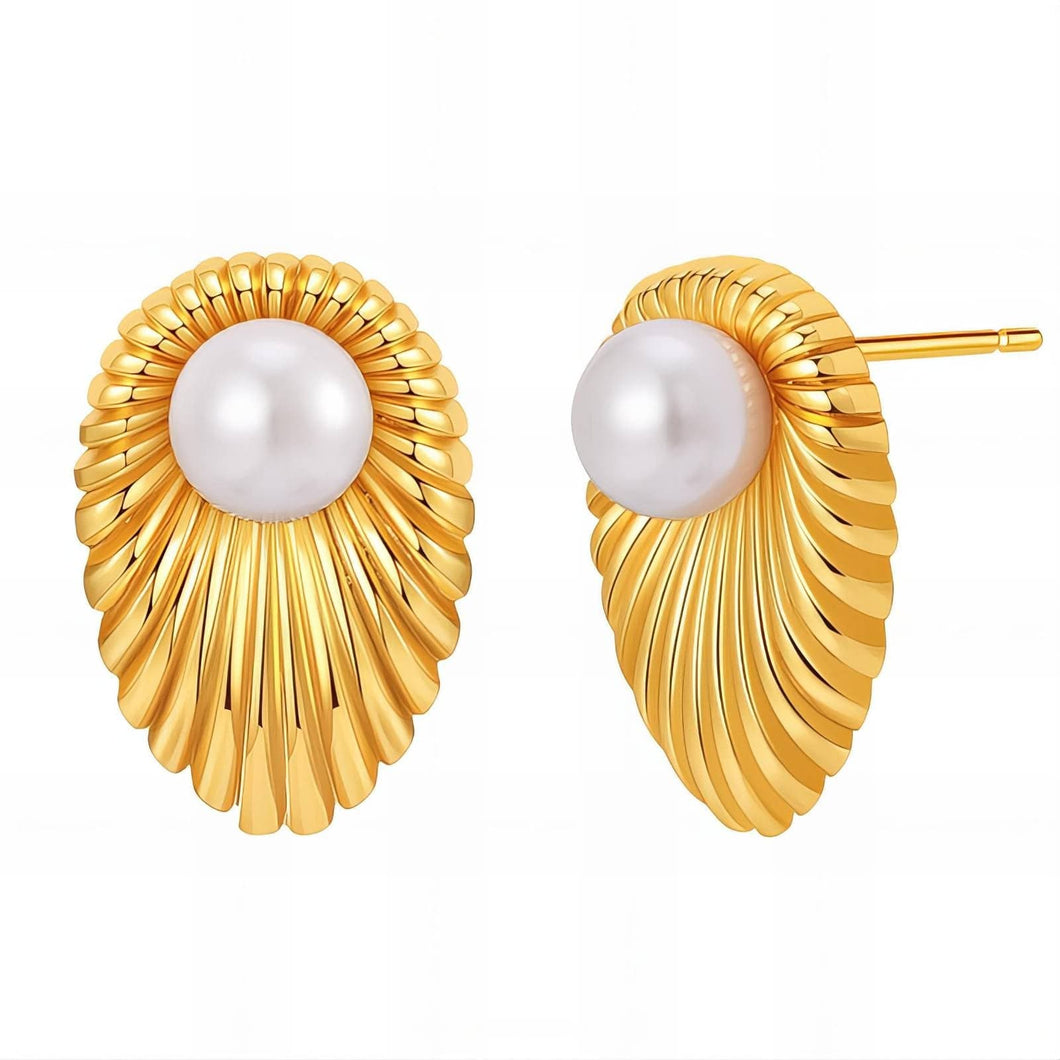 18K Gold-Plated 'Angel Wing' Earrings: Grace in Every Detail