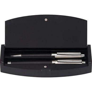 Alex Navarre 3 Piece Pen Set In Wood Gift Box - Office Desk Writing Executive