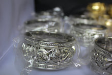 18 Plastic Bracelets in Silver