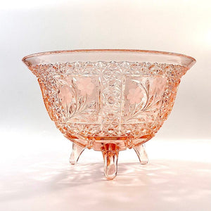 1920's McKee EAPG Pink Flared Rose Bowl
