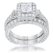 Art Deco Princess Cut 3.9 Ct CZ Stone
