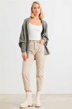 Batwing Sleeve Open Front Cardigan Women