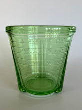 Green Depression Glass Measuring Cup - Beautiful Vintage 1920s
