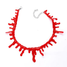 Halloween Vampire Blood Choker - Dripping Blood