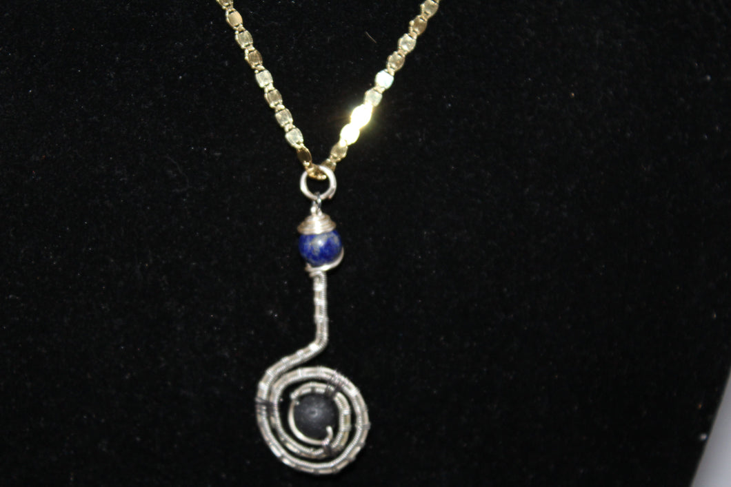 Handmade Pendant with Lava Stone - Pendant Only - Metaphysical Jewelry