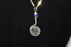 Handmade Pendant with Lava Stone - Pendant Only - Metaphysical Jewelry