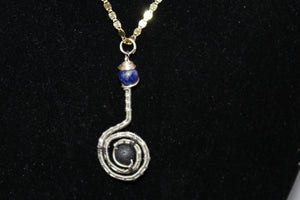 Handmade Pendant with Lava Stone - Pendant Only - Metaphysical Jewelry