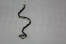Handmade Snake Pendant with Tourmalinated Quartz Stone - Pendant Only - Metaphysical Jewelry