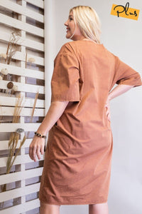  Loose Fit Washed MineralDress