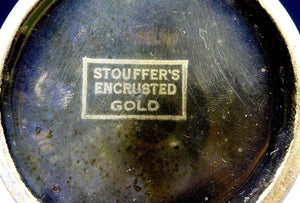 STOUFFER Studio 6 3/4" Encrusted Gold 4 Piece Condiment Set
