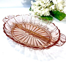 Set of 7 Fry Depression Glass Wine Goblets, 3 oz Root Beer Stem, Rose Pink Etched
