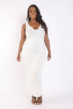Tank Dress Ribbed Maxi 