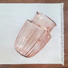 Vintage 60 Ounce Pink Depression Glass Large 8 Inch Pitcher
