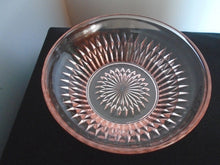 Vintage Rare 6 Piece Pink Depression Salad Bowl Set with Serving Plate
