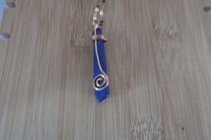 Handmade Lapis Lazuli Pendant - Metaphysical Jewelry - PENDANT ONLY
