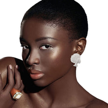 Silver 3 Pcs Black Girl Magic Studs