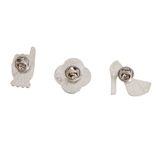 Pink Green 3Pcs Sorority Pins