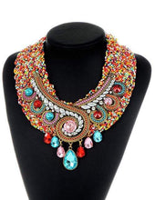 We Sell Fashion Fashion Multi-color Water Drop Shape Decorated Necklace