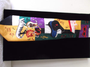 We Sell Fashion Men's Neck Ties Men's Novelty Jazz Musicians Neck Tie - Steve Harris - ONE ONLY