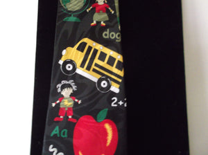 We Sell Fashion Men's Neck Ties Men's Novelty USA Teachers Neck Tie - Steve Harris - ONE ONLY