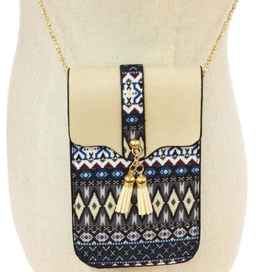 We Sell Fashion Shoulder Bag Beige Multi Color Snap Closure Shoulder Bag