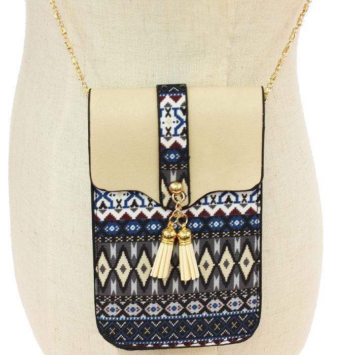 We Sell Fashion Shoulder Bag Beige Multi Color Snap Closure Shoulder Bag